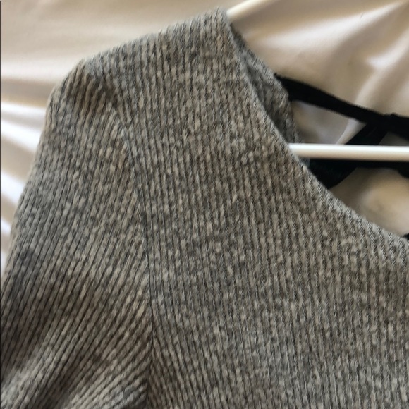 AGB Grey Sweater Dress WITH POCKETS - Picture 3 of 5